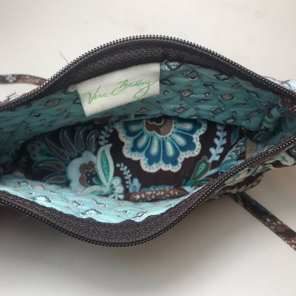 Vera Bradley Crossbody Purse in Java Blue Pattern - Picture 4 of 7